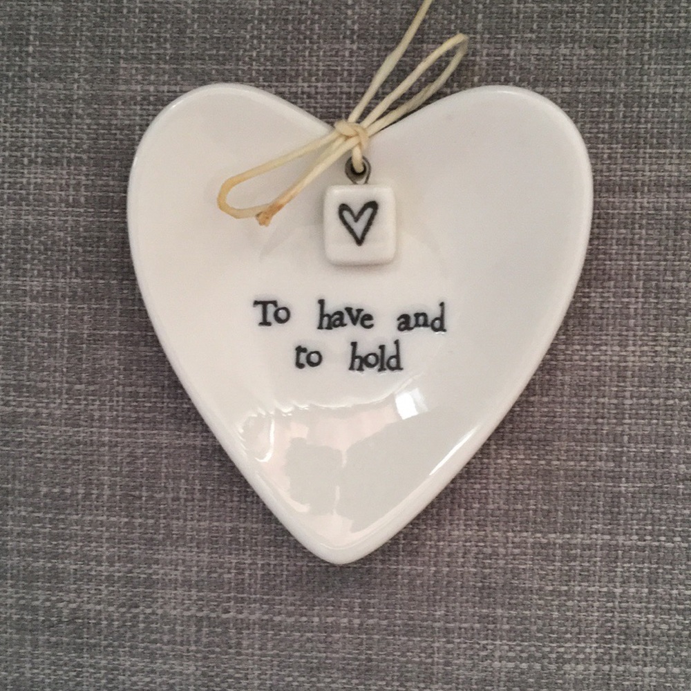 To have and to hold ring dish